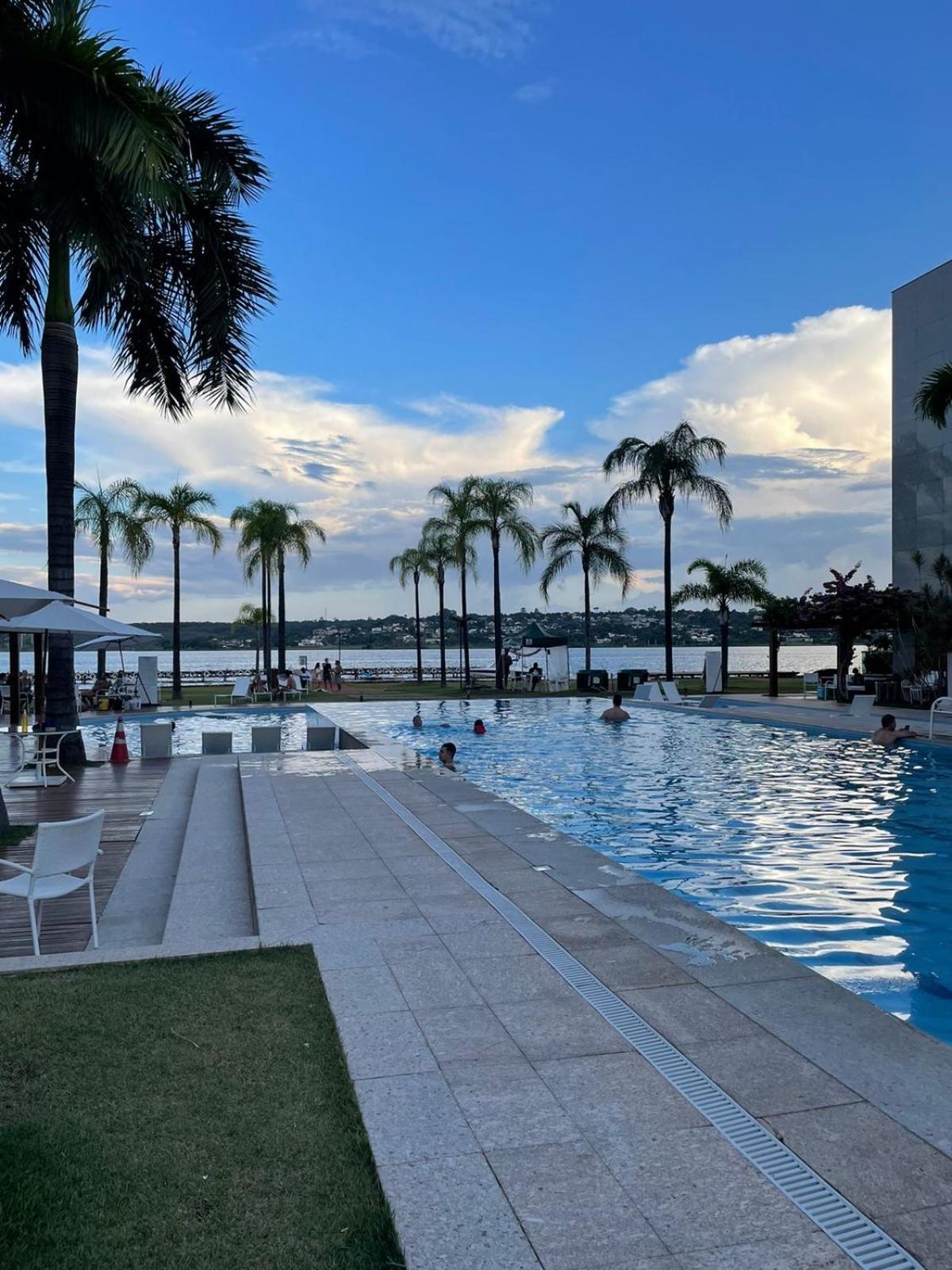 Estiloso Flat Brisas Do Lago Com Terraco Brasília Eksteriør billede